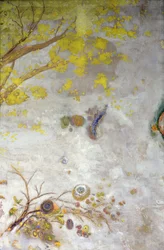 Sárgán virágzó ág, egy paraván része, 1901